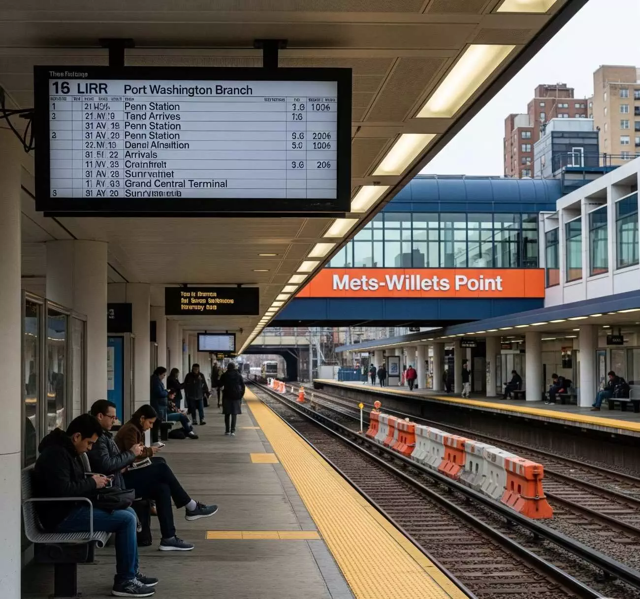 Port Washington Train Station Map